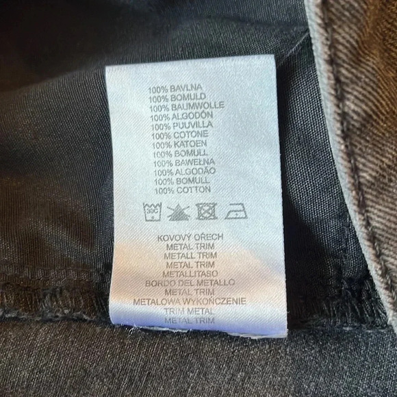 Ragged ORGANIC BUTT CUT JEAN CHARCOAL, NWOT - Picture 10 of 17